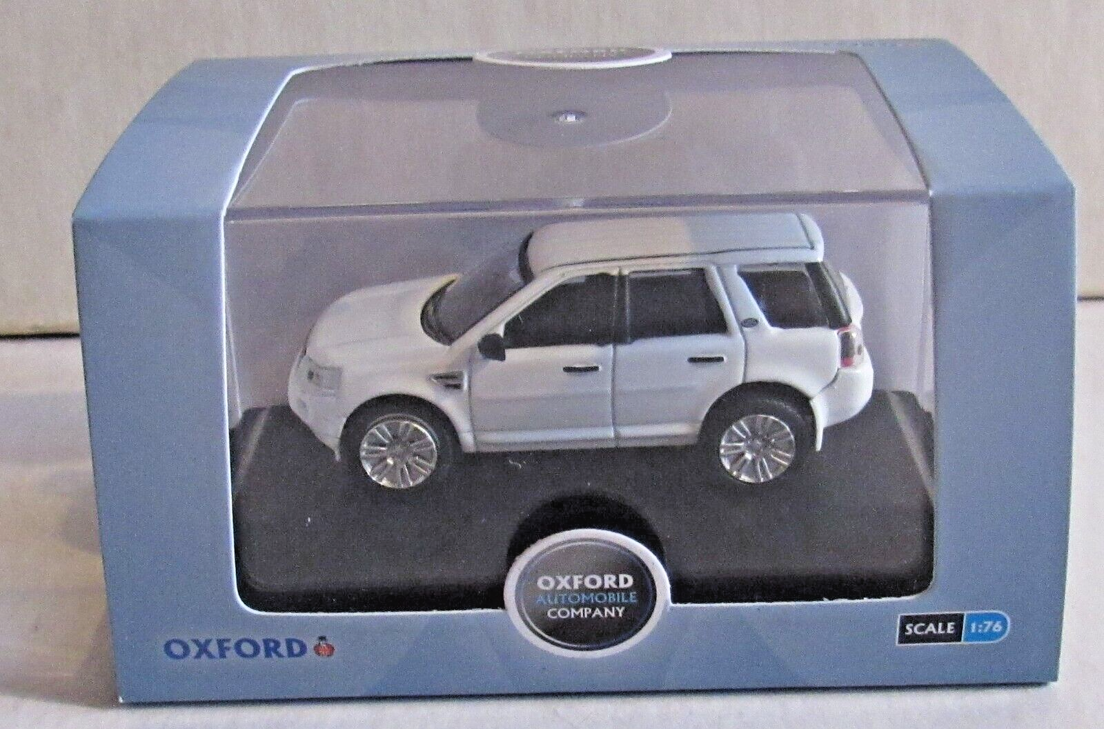 OXFORD DIECAST LAND ROVER FREELANDER FUJI WHITE 1:76 SCALE MODEL CAR