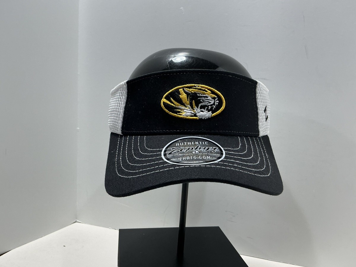 Mizzou Missouri Tigers Zephyr Hat Cap Visor College Basketball NWT