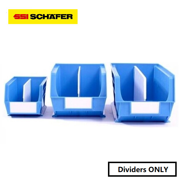 10 x SSI SCHAEFER LF341 DIVIDERS For Storage Plastic Parts Lin Bins - SB7DIV