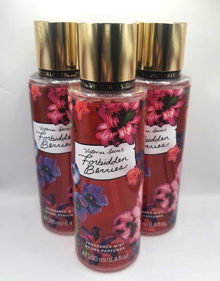 VICTORIA'S SECRET FORBIDDEN BERRIES BODY MIST OZ (SET OF 3)