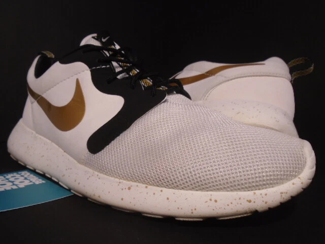 Beukende fusie Robijn NIKE ROSHERUN ROSHE RUN HYPERFUSE PREMIUM QS IVORY WHITE GOLD TROPHY BLACK  10 | eBay