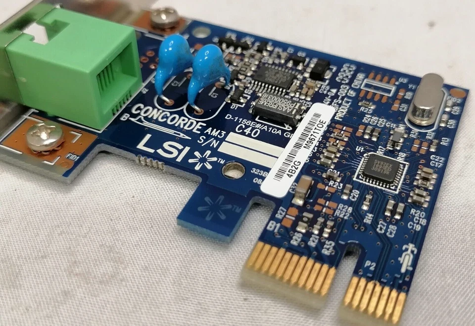 HP 503094-001 Presario Concorde C40 56K PCIe Fax Modem Card - Image 2 of 3