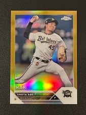 Shota Abe 2023 Topps Chrome NPB Nippon Gold Refractor /50 17