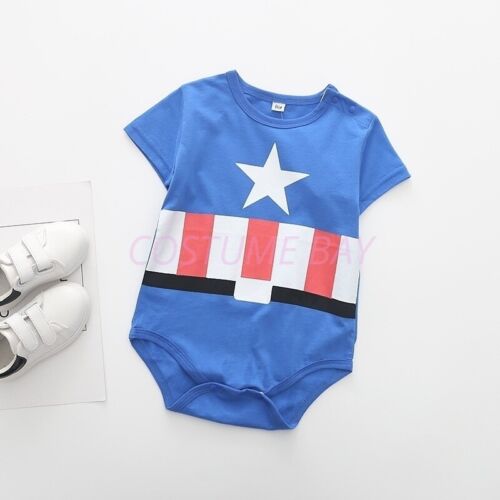 New Baby Boys Olaf Animal Cattoon Costume Bodysuit Outfit Romper Cloth Set Hat - Picture 38 of 66