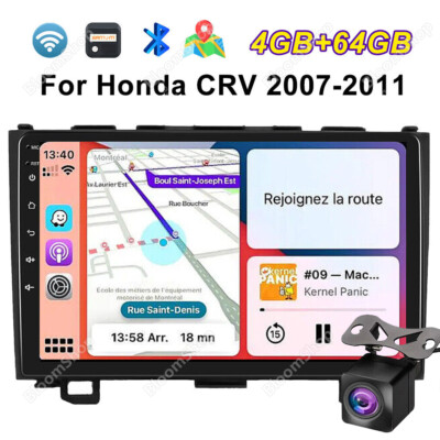 Android 15 Car Stereo for Honda CRV 2007-2011 Radio 9'' 2 Din Car Stereo Radio