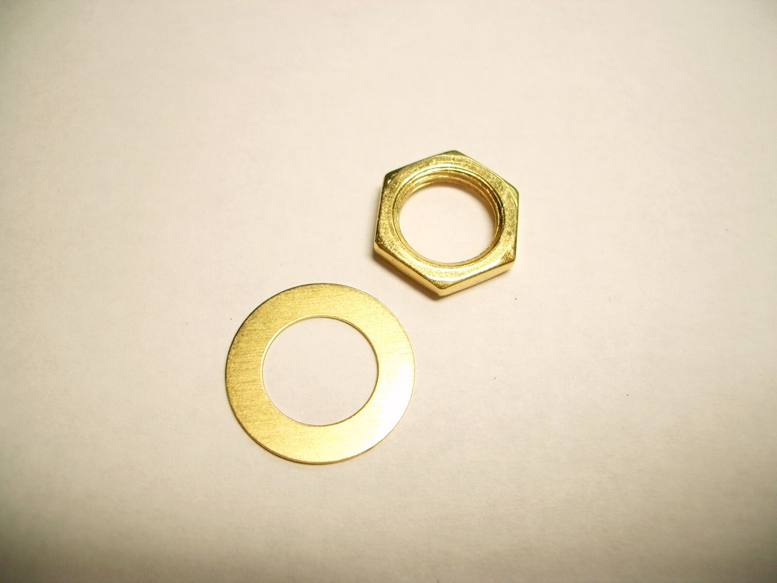 Allparts Nut 3/8"" Gold + Washer For Switchcraft/CTS