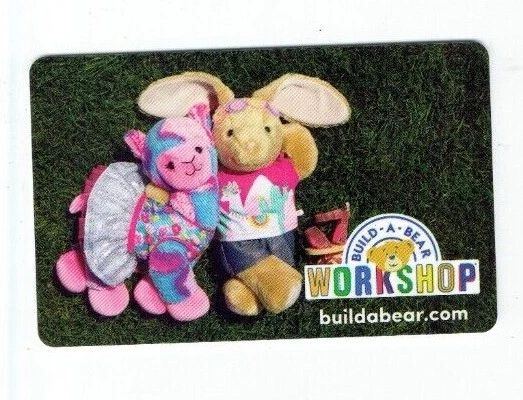 Build-A-Bear Gift Card - Bunny & Llama - Plush Animals - Collectible - No  Value