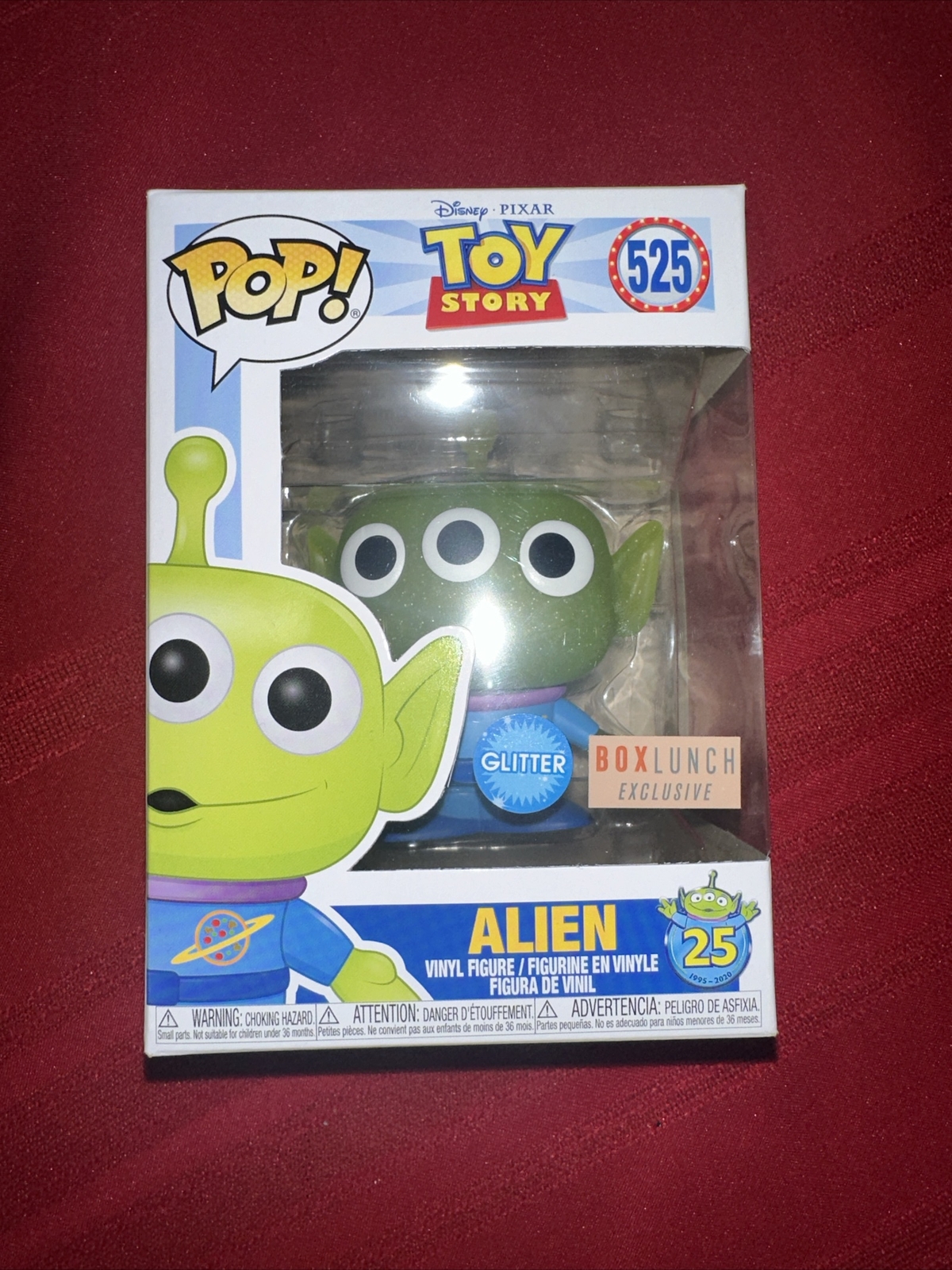 Toy Story Funko Alien Box Lunch Glitter Exclusive (Translucent￼) #525