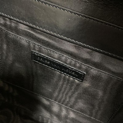 Dries Van Noten Clutch Bag Crocodile Embossed Brown Original Dries Van Noten Clutch Bag Crocodile Embossed Brown Original