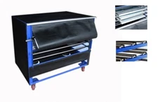 110V Floor Type Screen Drying Cabinet Dryer for Screen Printing 6 Layer w/Wheels