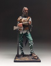 Tin toy soldiers German warrior 1st century BC 54 mm figurine metal sculpture