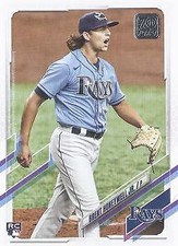 2021 Topps Update #US246 Brent Honeywell Jr. Tampa Bay Rays Baseball Card