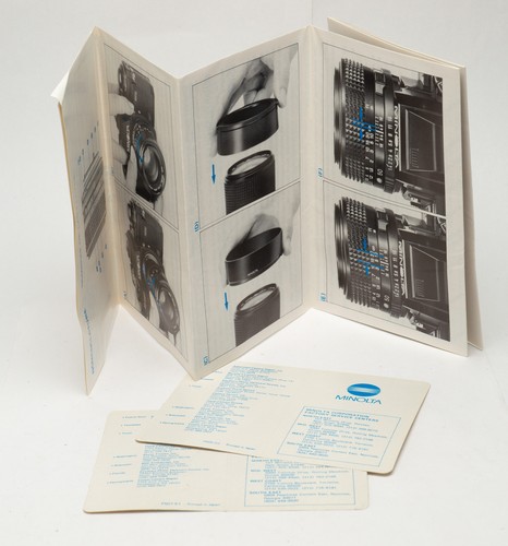 Minolta Guide to MD Lenses and SLR System of Creative Photography Manuals - Bild 4 von 10