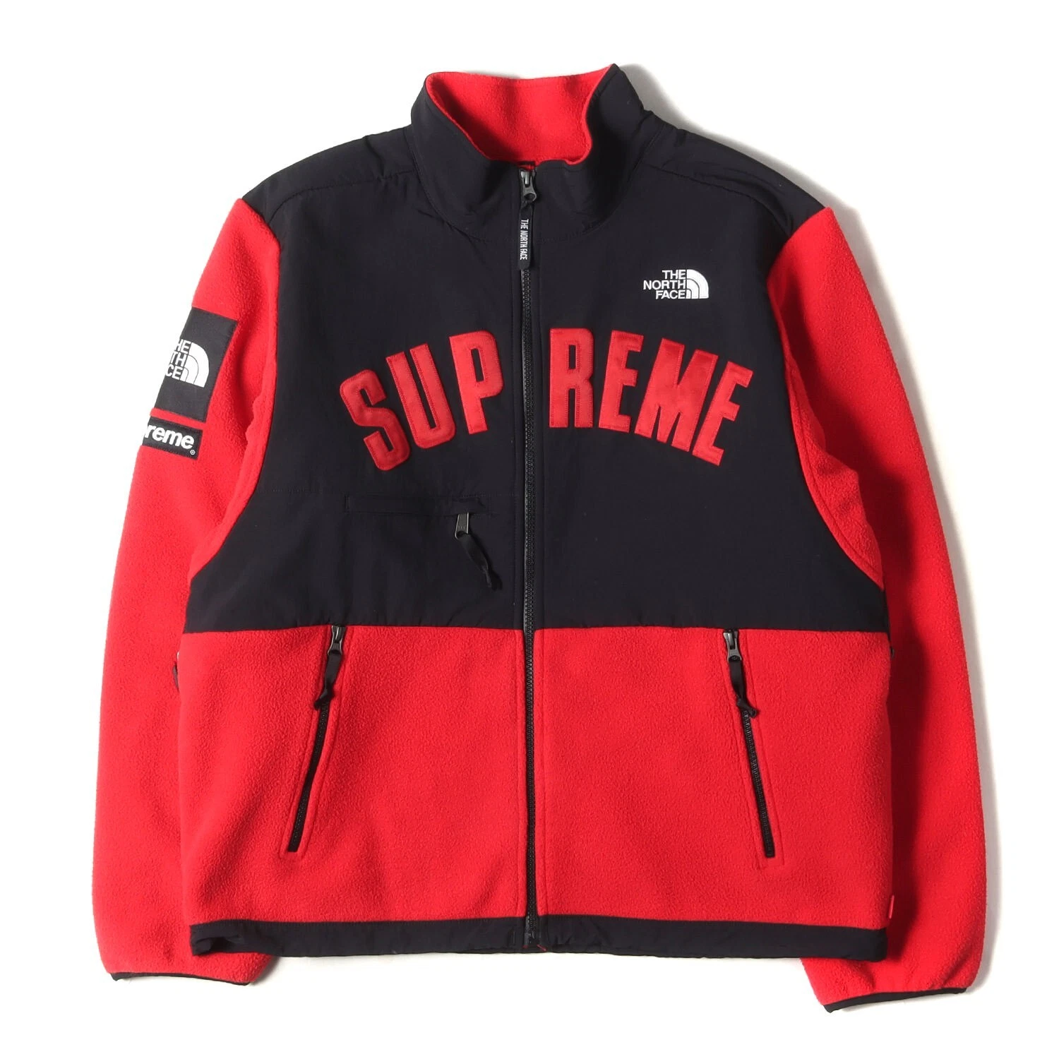 Veste polaire Denali Supreme X The North Face 19SS logo arc taille L rouge NA11903I