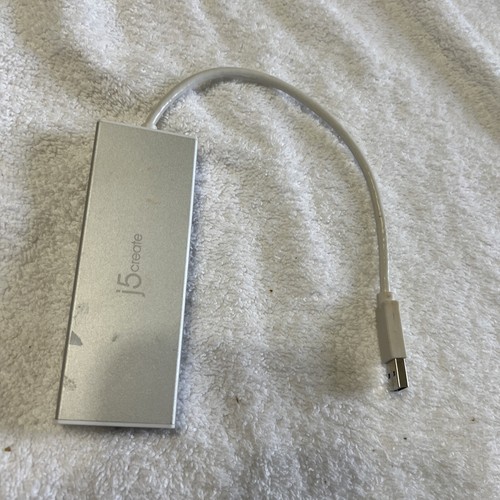 j5create JUD380 USB 3.0 Mini Docking Station - Silver