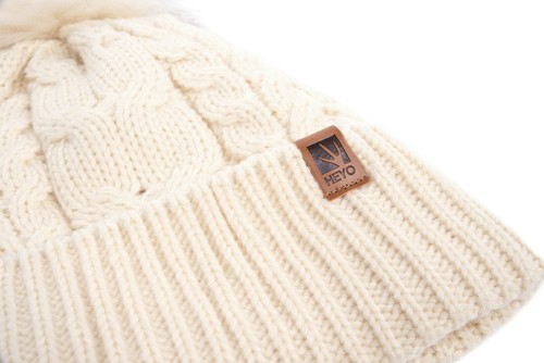 Mütze Schal Set Damen Winter Handschuhe Wintermütze Beanie Bommel Strickmütze - Bild 46 von 49