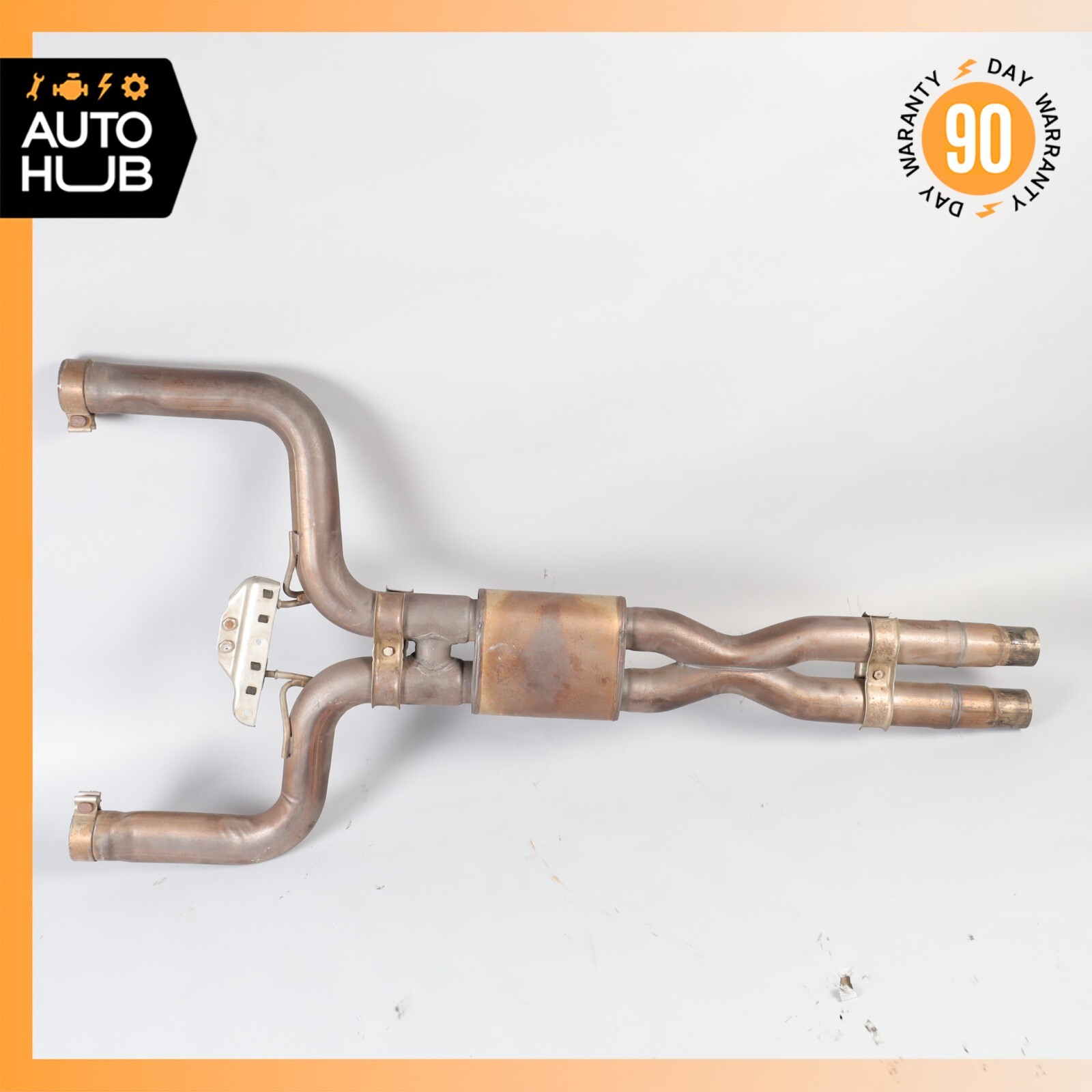 14-20 Maserati Ghibli SQ4 M157 X-pipe Exhaust Pipe Left & Right Side Set OEM 41k