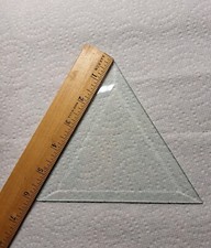 6x6x6 Triangle Stained Glass Bevels - Box of 27
