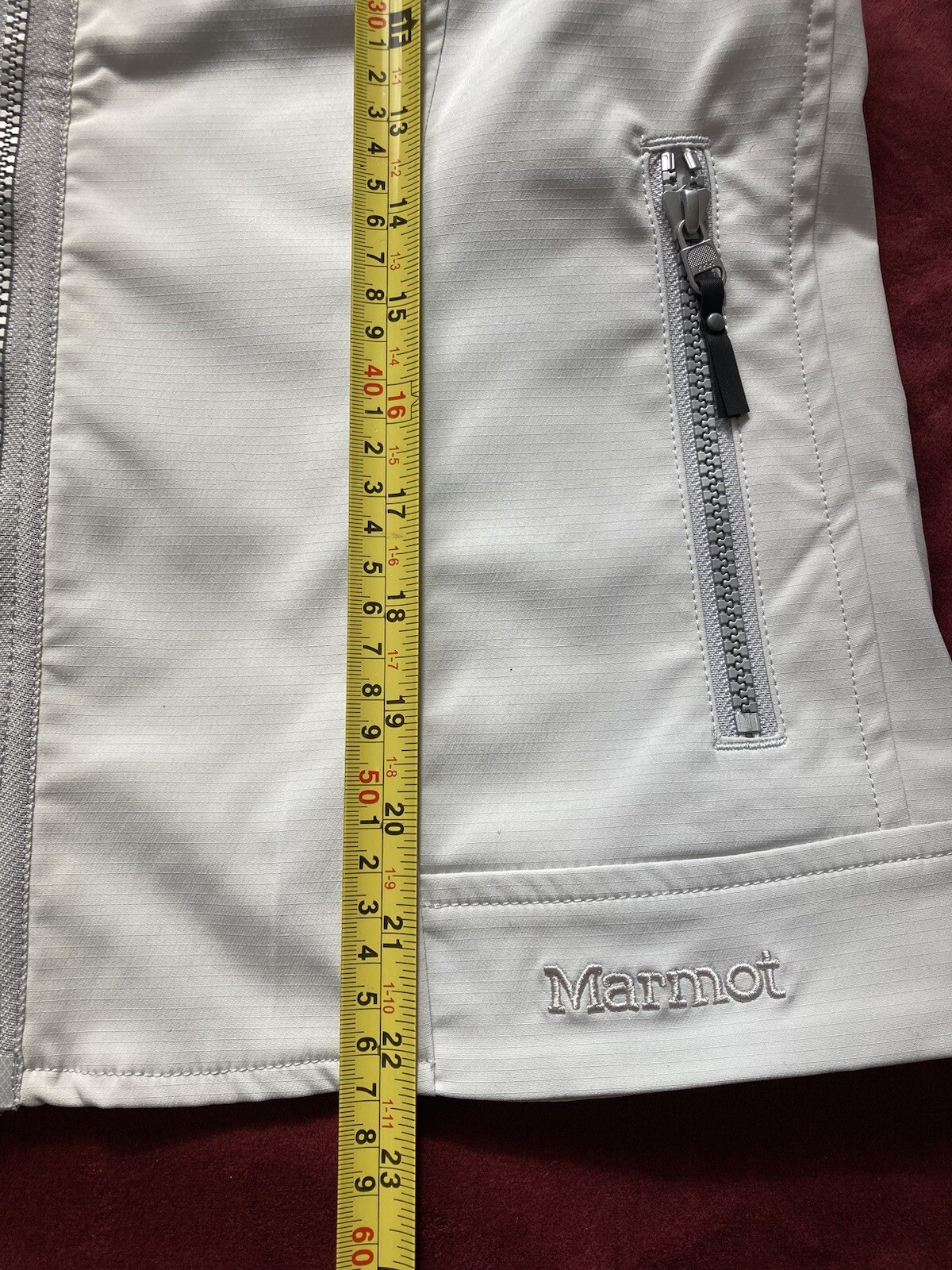 Marmot Softshell Gray Jacket Full Zip 5 Pockets W… - image 9