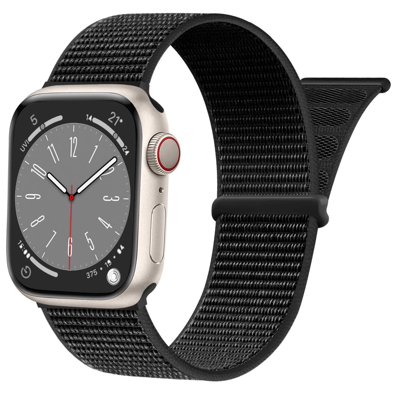 SNBLK Sport Nylon Loop Strap Compatible with Apple Watch Bands 38mm 40mm 41mm...
