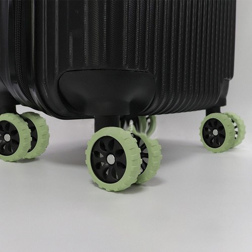 8PCS/Set Silicone Suitcase Wheels Protection Cover Luggage - Picture 3 of 20