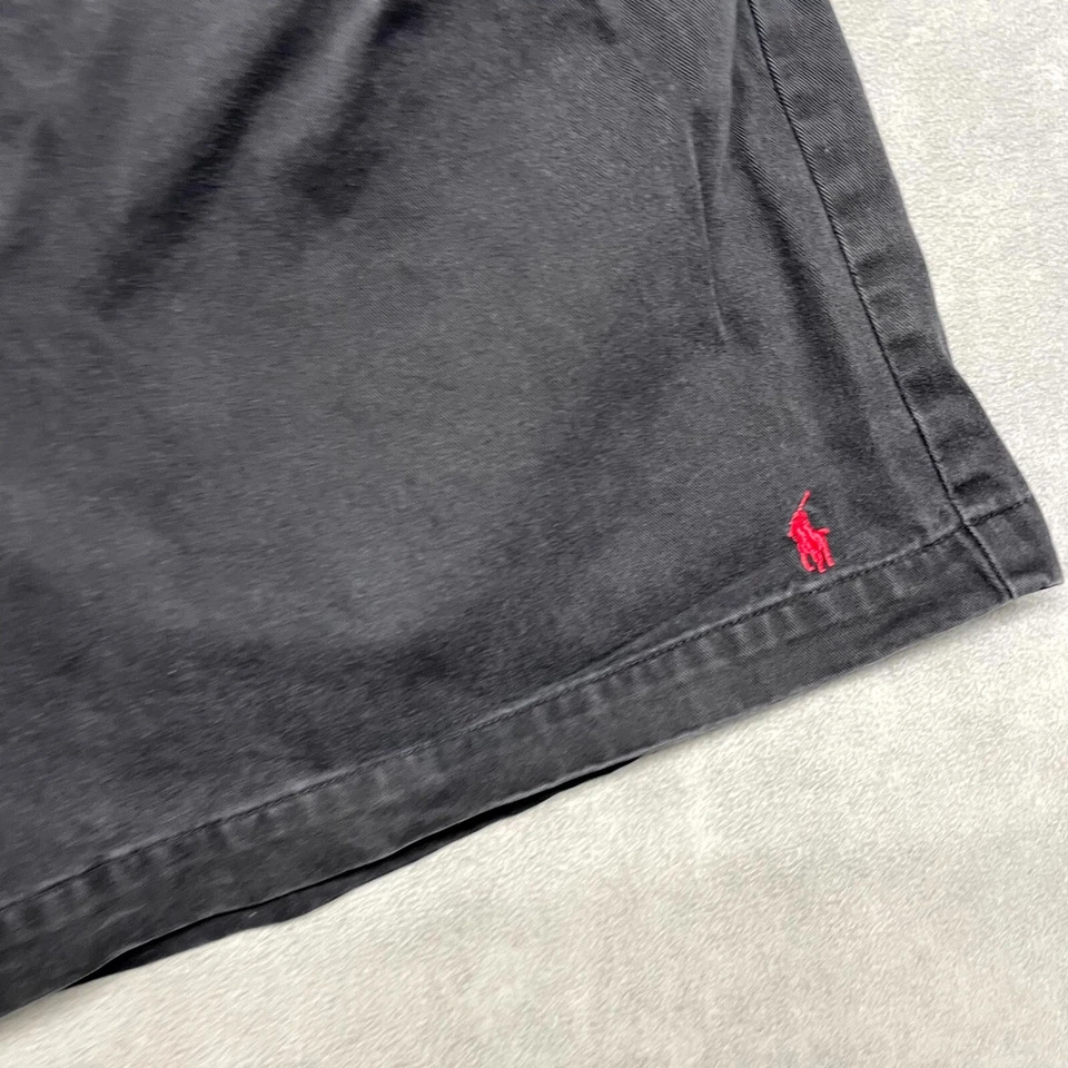 Pantalones Cortos de Golf Ralph Lauren De Colección Para Mujer 8 Negros 100% Algodón Logo Plisado Cremallera Mosca Foto 2 de 4