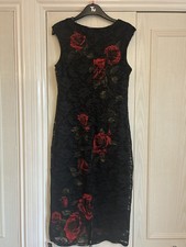 BNWT ROMAN ROSE PRINT LACE DRESS SIZE 12 - RRP £40