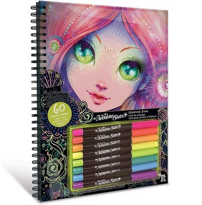 Nebulous Stars Malbuch Kreativität und Kunst aus Papier bunt ab 7 Jahren