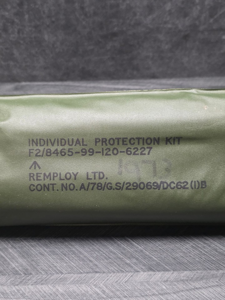 British Army Individual Protection Kit IPK F2/8465-99-120-6227 From ...