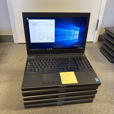 #ad Lot of 5 Dell Precision M4800 Laptop Intel Core I5 4210M 512GB 8GB $299.99