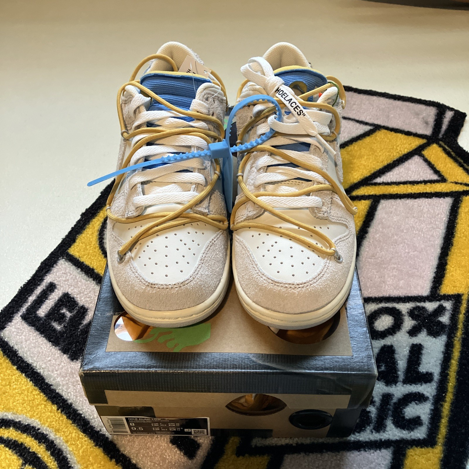 OFF WHITE X NIKE Nike Off White x Dunk Low 'Lotto 34 di 50' DJ0950 102