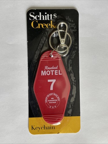Schitts Creek Rosebud Motel Keychain Room 7 - Picture 2 of 3