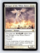 Bringer of the White Dawn 7 Rare Fifth Dawn Magic: The Gathering Lightly Played