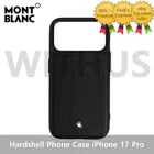 Montblanc Sartorial Leather Hardshell Phone Case for iPhone 17 Pro MB220599 *
