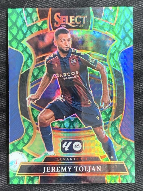 Jeremy Toljan 2025-26 Panini Select La Liga Terrace Jade Dragon Scale /28 #92
