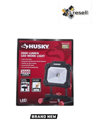 #ad Husky 2000 Lumen Portable Water Resistant LED Work Light $34.90