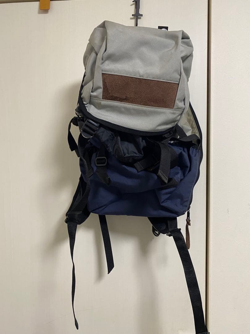 Masterpiece Gray Navy Double Layer Backpack Japan - image 1