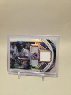 Ken Griffey Jr 2023 Topps Tribute Triple Relic Game Used #TR-KG /199