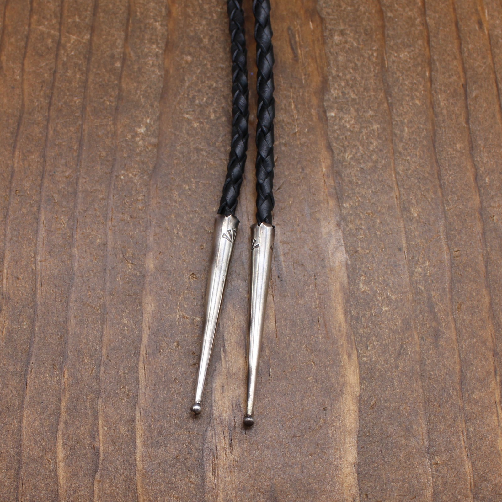 Large Sterling Silver Triangular Turquoise Stone … - image 5