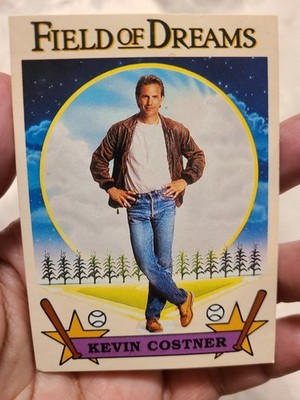 Vtg 1990 Universal Pay TV Inc. Kevin Costner Field of Dreams Promo Card VGC