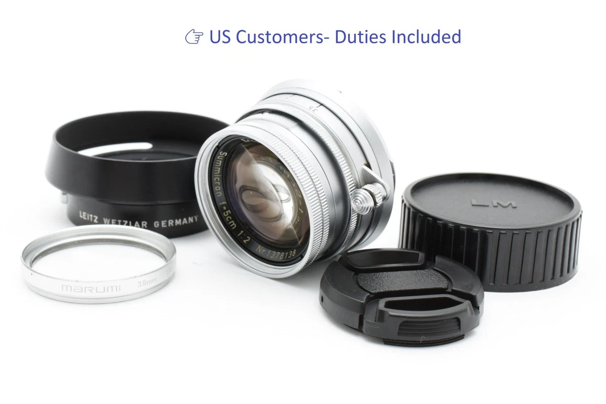 Leica SUMMICRON-M 50mm Focal f/2 Camera Lenses for sale | eBay