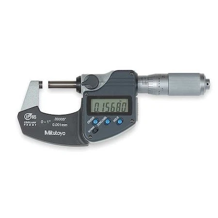Mitutoyo 293-335-30 Digital Micrometer,0 To 1In,Spc,Friction