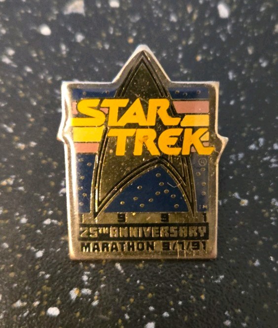 1991 Star Trek Movie Marathon Pin.