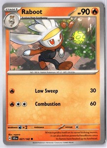 Raboot 027/142 Sv07: Stellar Crown Regular Common NM