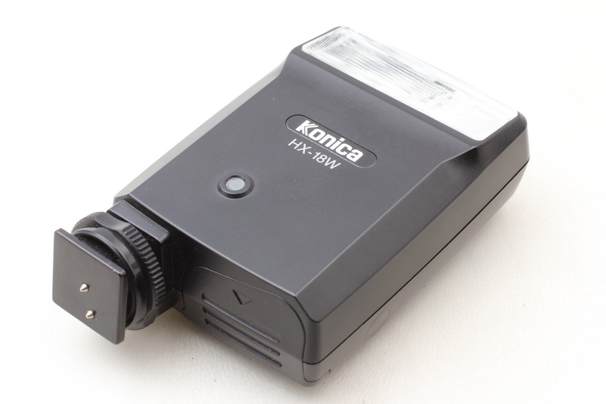 MINT w/ Case ] Konica HX-18W Shoe Mount Strobe Flash for Hexar RF