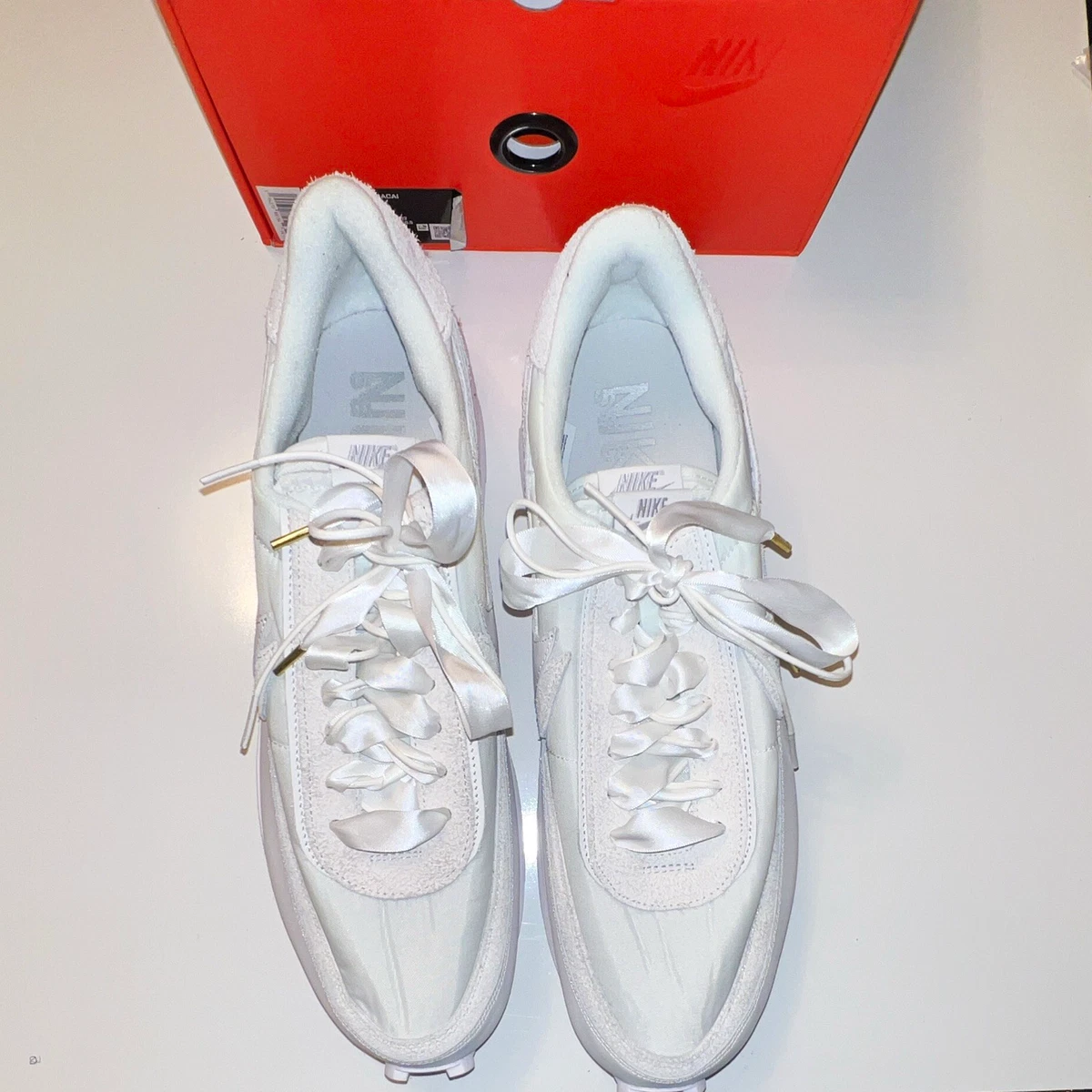 Nike sacai x LDWaffle White Nylon - огромный выбор по лучшим ценам
