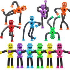   Dilabnba 12 PCS Suction Cup Fidget Pop Tube...