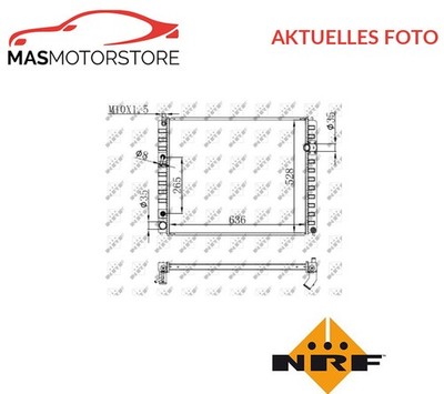 KÜHLER WASSERKÜHLER MOTORKÜHLER NRF 59147 A NEU OE QUALITÄT