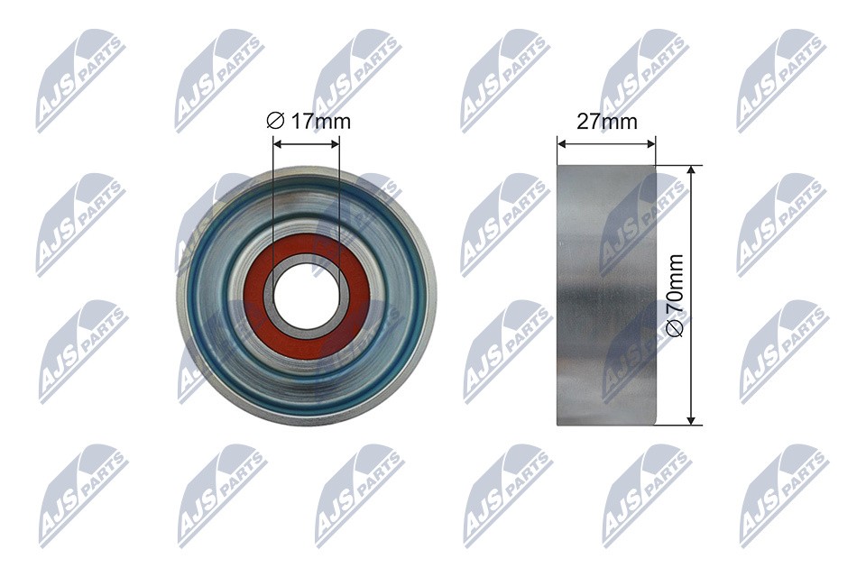 Nty Pulley Idler V-Belt For Honda City V 08- Civic Ix (Fk) 12-16 - Image 6