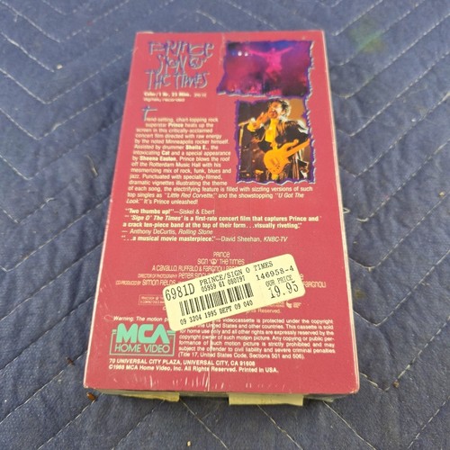 Prince - Sign of the Times VHS SEALED - Bild 2 von 6